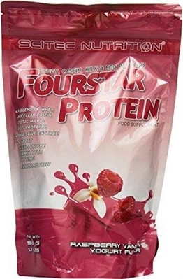 Протеин Scitec Nutrition Fourstar Protein, малина, 500 г