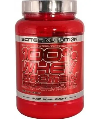 Протеїн сироватковий змішаний Scitec Nutrition 100% Whey Protein Professional полуниця, 920 г
