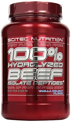 Протеин Scitec Nutrition 100% Hydro Beef Peptid, ваниль, 900 г