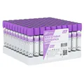 Пробірка вакуумна для забору крові MP MedPlast AT-2 з антикоагулянтом K3 EDTA, стерильна, з бузковою кришкою, 13?75 мм, 2 мл, 100 штук