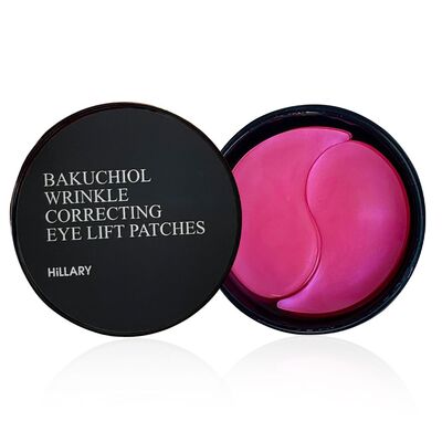 Патчи под глаза Hillary Bacuchiol Wrinkle Correcting & Eye Lift Patches Разглаживающие с био-ретинолом, 60 шт