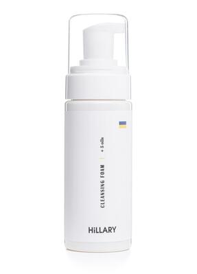 Пенка для лица Hillary Cleansing Foam + 5 oils Очищающая для нормальной кожи, 150 мл