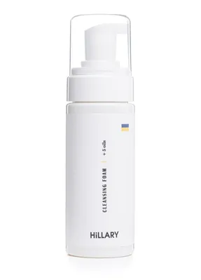 Пінка для обличчя Hillary Cleansing Foam + 5 oils Очисна для нормальної шкіри, 150 мл