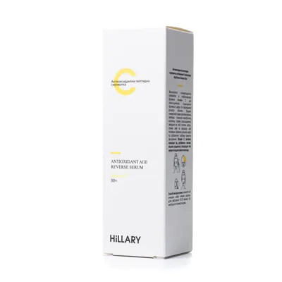Сироватка для обличчя Hillary Antioxidant Age Reverse Serum 30+ з вітаміном C, 30 мл