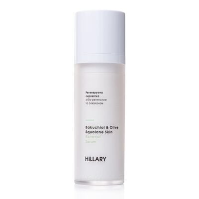 Сыворотка Hillary Bakuchiol & Olive Squalane Skin Renewal Serum с био-ретинолом и скваланом, 30 мл