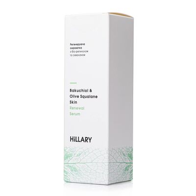 Сироватка для обличчя Hillary Bakuchiol & Olive Squalane Skin Renewal Serum з біо-ретинолом та скваланом, 30 мл