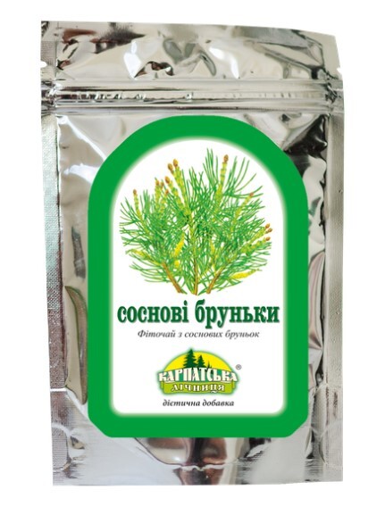 Фиточай Карпатская лечебница Сосновые почки по 50 г в пач.