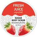 Скраб для тіла Fresh Juice Strawberry & Chia цукровий, 225 мл