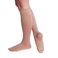 Гольфи компресійні Venotonia Soft клас компресії 1, закритий носок, стандарт, колір карамель, розмір 3
