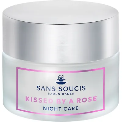 Засіб для обличчя Sans Soucis Kissed By a Rose з стовбуровими клітинами троянди нічний, 50 мл