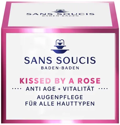 Засіб для шкіри навколо очей Sans Soucis Kissed By a Rose з стовбуровими клітинами троянди, 15 мл