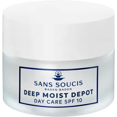 Крем для обличчя Sans Soucis Deep Moist Depot SPF10 денний для нормальної сухої шкіри, 50 мл