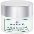 Крем для лица Sans Soucis Herbal Sensitive ночной для чувствительной, сухой кожи, 50 мл