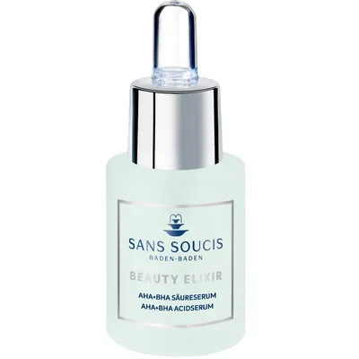 Сироватка для обличчя Sans Soucis Beauty Elixir AHA + BHA кислоти, 15 мл