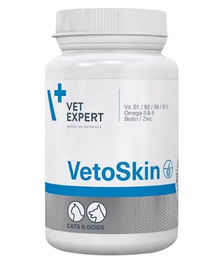 ВетоСкін VetExpert VetoSkin для собак та кішок, 60 капсул