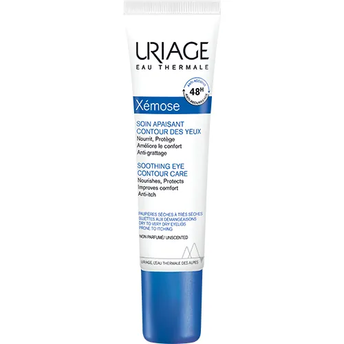 Засіб для контуру очей Uriage Xemose С8+ Soothing Nourishing Palpebral Care заспокійливий живильний, 15 мл