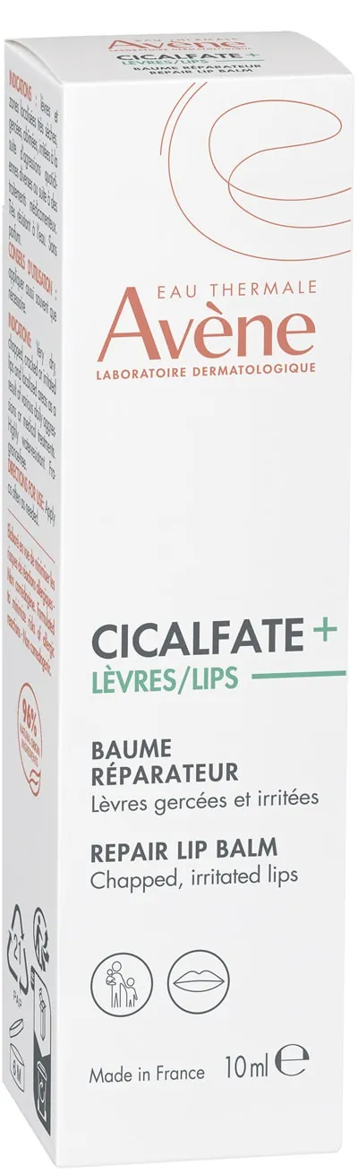 Бальзам для губ Avene Cicalfate+ для потрісканих подразнених губ, 10 мл