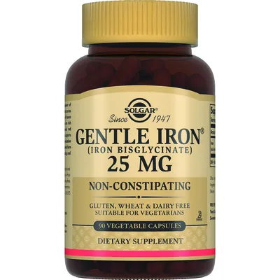Заліза бісгліцинат Solgar Gentle Iron вег.капсули №90