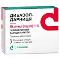 Дибазол-Дарниця розчин д/ін. 10 мг/мл по 5 мл №10 в амп.
