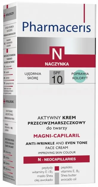 Крем для обличчя Pharmaceris N Magni-Sapilaril SPF10 активний проти зморшок, 50 мл