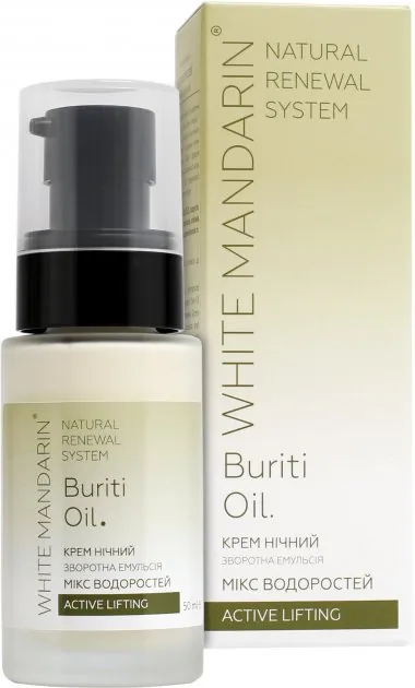 Крем для обличчя White Mandarin Active Lifting Мікс водоростей нічний, 50 мл