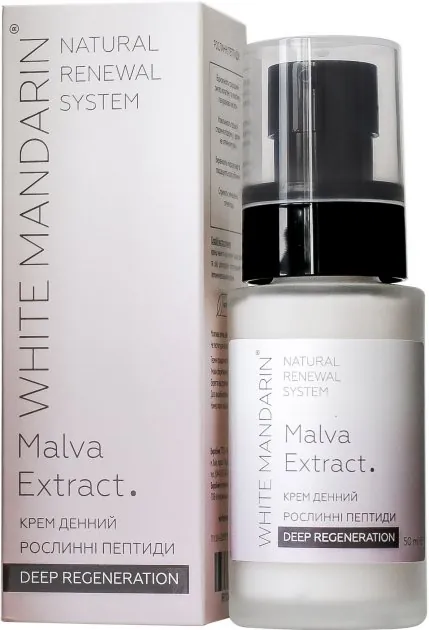 Крем для обличчя White Mandarin Deep Regeneration Рослинні пептиди денний, 50 мл