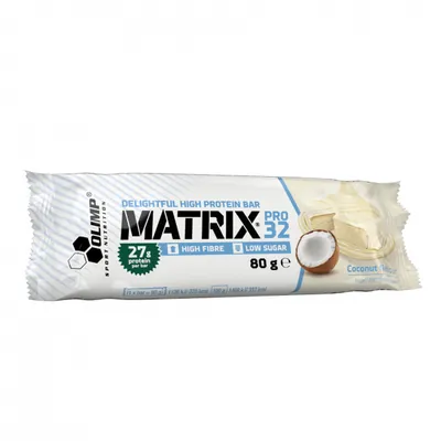 Батончик протеїновий Olimp Matrix pro 32 кокос, 80 г