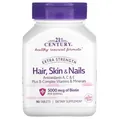 Вітаміни для волосся, шкіри та нігтів 21st Century Health Care Hair, Skin & Nails, 90 таблеток