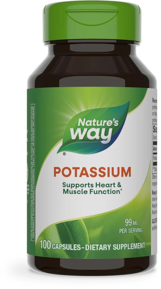 Калий Nature's Way Potassium 99 мг, 100 капсул
