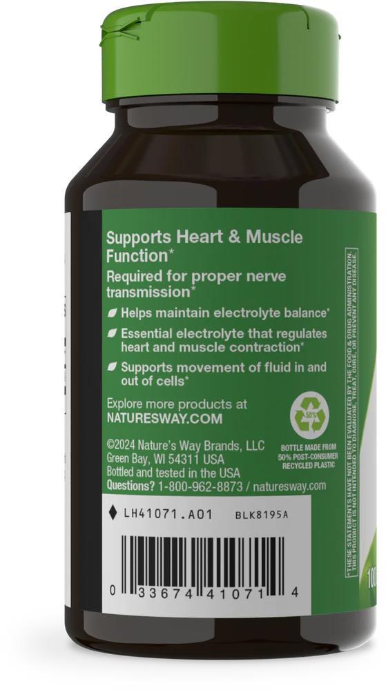 Калий Nature's Way Potassium 99 мг, 100 капсул