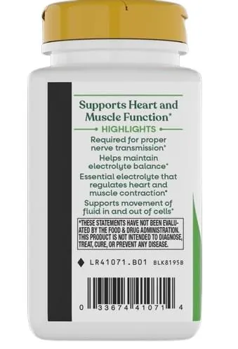 Калій Nature's Way Potassium 85 мг, 100 капсул