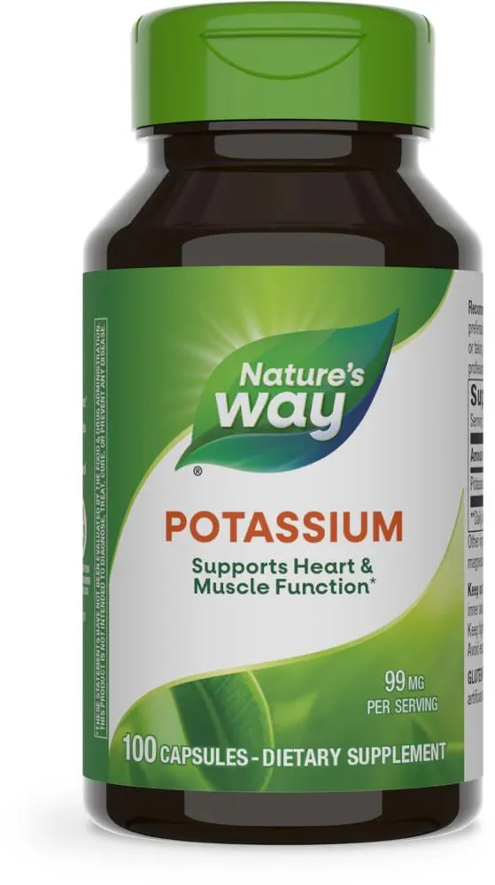 Калій Nature's Way Potassium 85 мг, 100 капсул