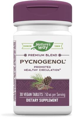 Пикногенол (экстракт сосновой коры) Nature's Way Pycnogenol 50 мг, 30 таблеток
