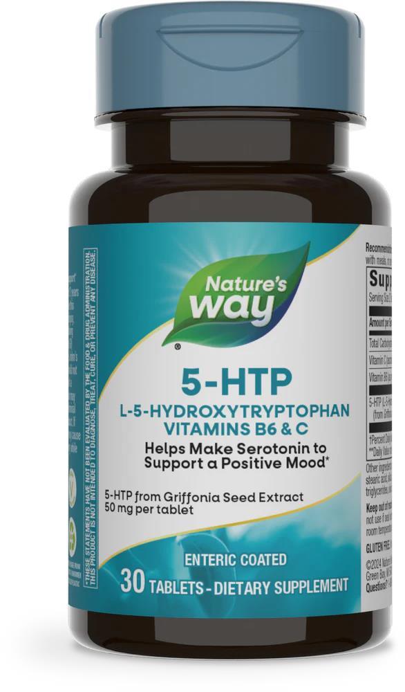 5-НТР Nature's Way 5-HTP, 30 таблеток
