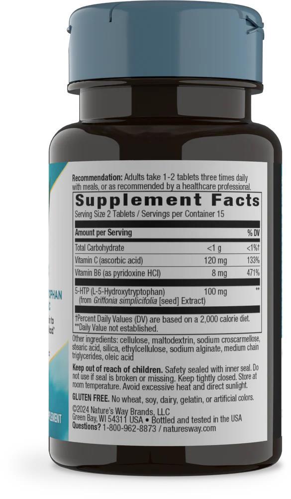 5-НТР Nature's Way 5-HTP, 30 таблеток