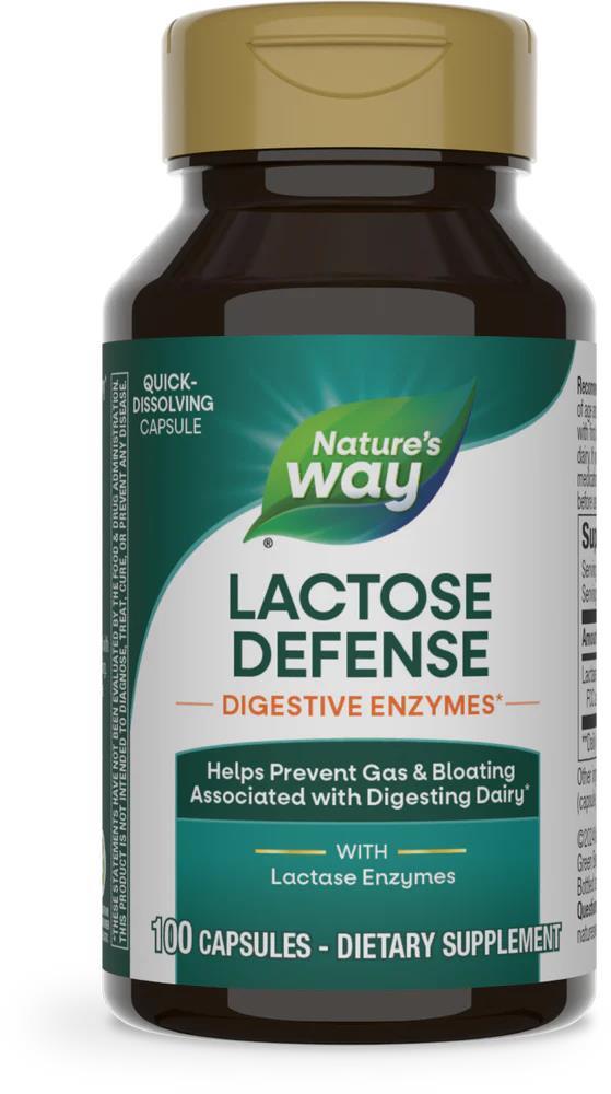 Лактаза Nature's Way Lactase Enzyme, 100 капсул