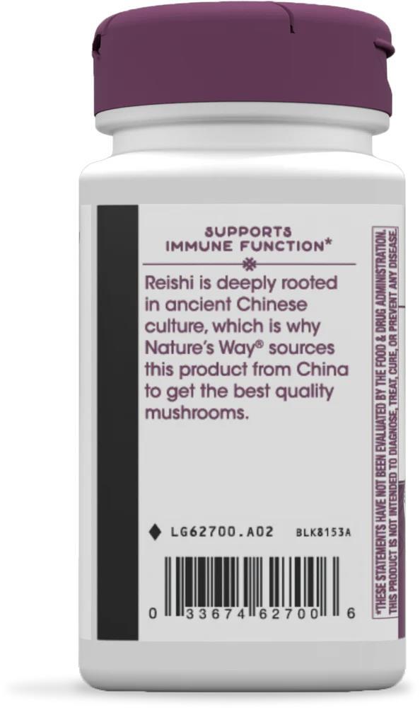 Гриб Рейши Nature's Way Reishi, 100 капсул
