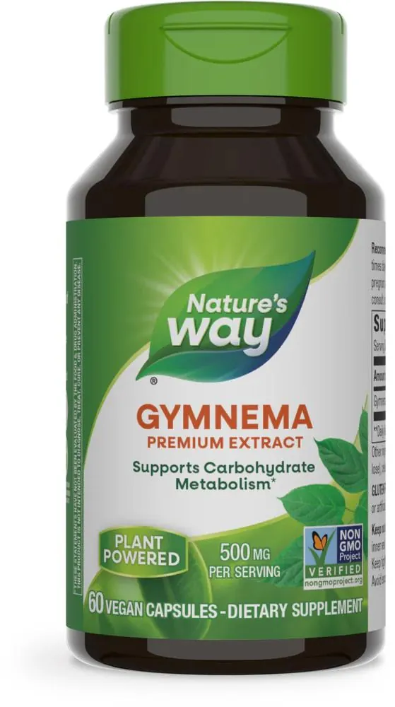 Джімнема Nature's Way Gymnema 500 мг, 60 капсул