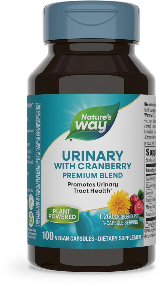 Комплекс для мочевых путей с клюквой Nature's Way Urinary with Cranberry, 100 веганских капсул