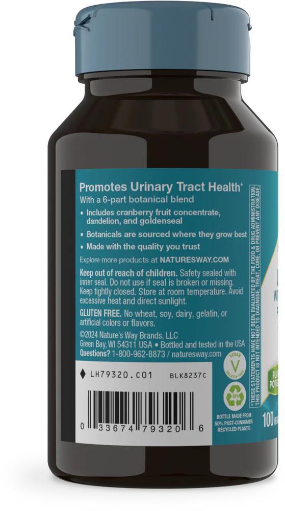 Комплекс для мочевых путей с клюквой Nature's Way Urinary with Cranberry, 100 веганских капсул