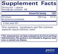 Хром (піколінат) Pure Encapsulations Chromium (picolinate) 200 мкг, 180 капсул