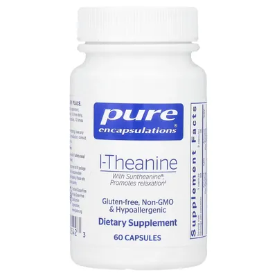 L-Теанін Pure Encapsulations L-Theanine, 60 капсул