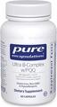 Витамины группы B Pure Encapsulations Ultra B-Complex с PQQ, 60 капсул