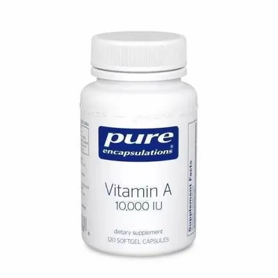 Вітамін A Pure Encapsulations Vitamin A 10000 IU, 120 капсул