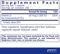 Витамин D3 Pure Encapsulations Vitamin D3 1000 МЕ, 250 капсул