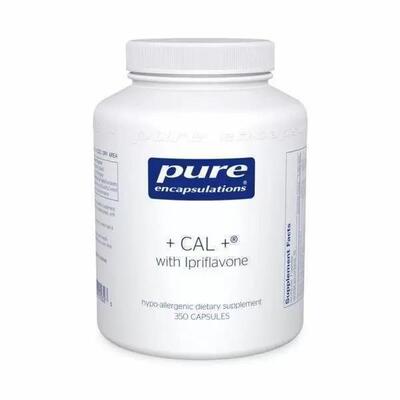 Витамины при остеопорозе Pure Encapsulations CAL + Ipriflavone, 350 капсул