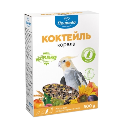 Корм для средних попугаев Природа Корелла, 500 г