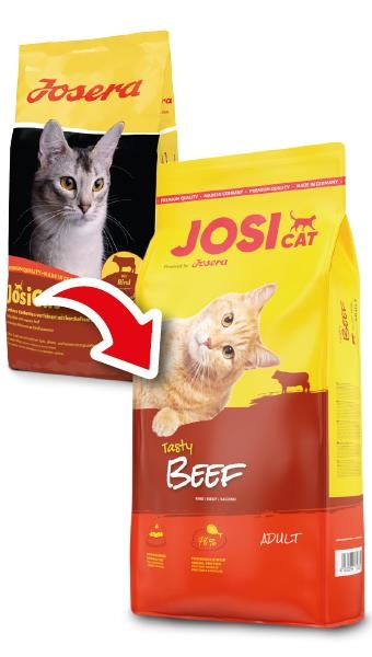 Корм сухой для взрослых котов Josera JosiCat Tasty Beef Rind с говядиной, 650 г