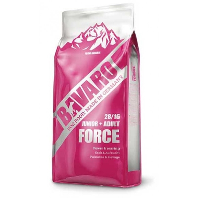 Корм сухой для взрослых рабочих собак и щенков Bavaro Force 28/16, 18 кг