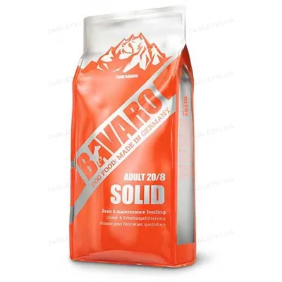 Корм сухий для дорослих собак Bavaro Solid 20/8, 18 кг